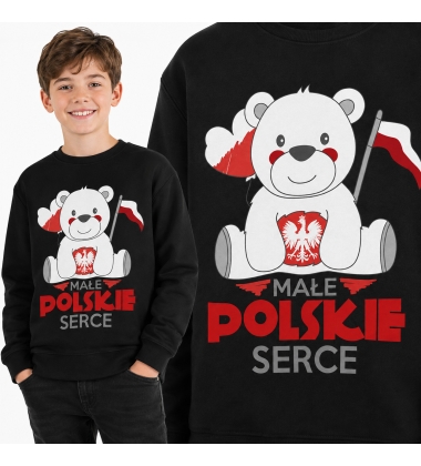Bluza dziecięca Patriotyczna MAŁE POLSKIE SERCE